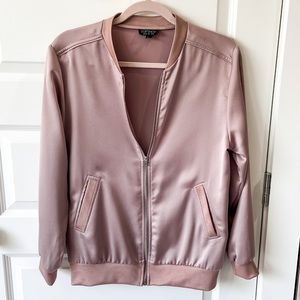Topshop Pink Bomber Jacket